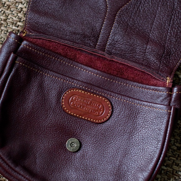 Leather Handmade Saddle Bag - Burgundy  - UNIQUE - Picture 13 of 15